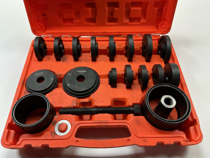 USED OEM TOOLS 57205, 23 Piece Front Wheel Drive Bearing Remover / Installer Set