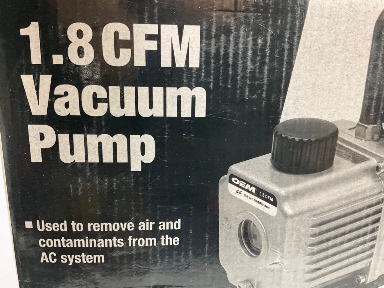 OIL LEAKED OUT - OEM Tools 90059-R-AZ 1.8 CFM Single Stage Vacuum Pump, 1/4'' HP