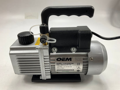 USED #3 - OEM Tools 90059-R-AZ 1.8 CFM Single Stage Vacuum Pump, 1/4'' HP, 110V