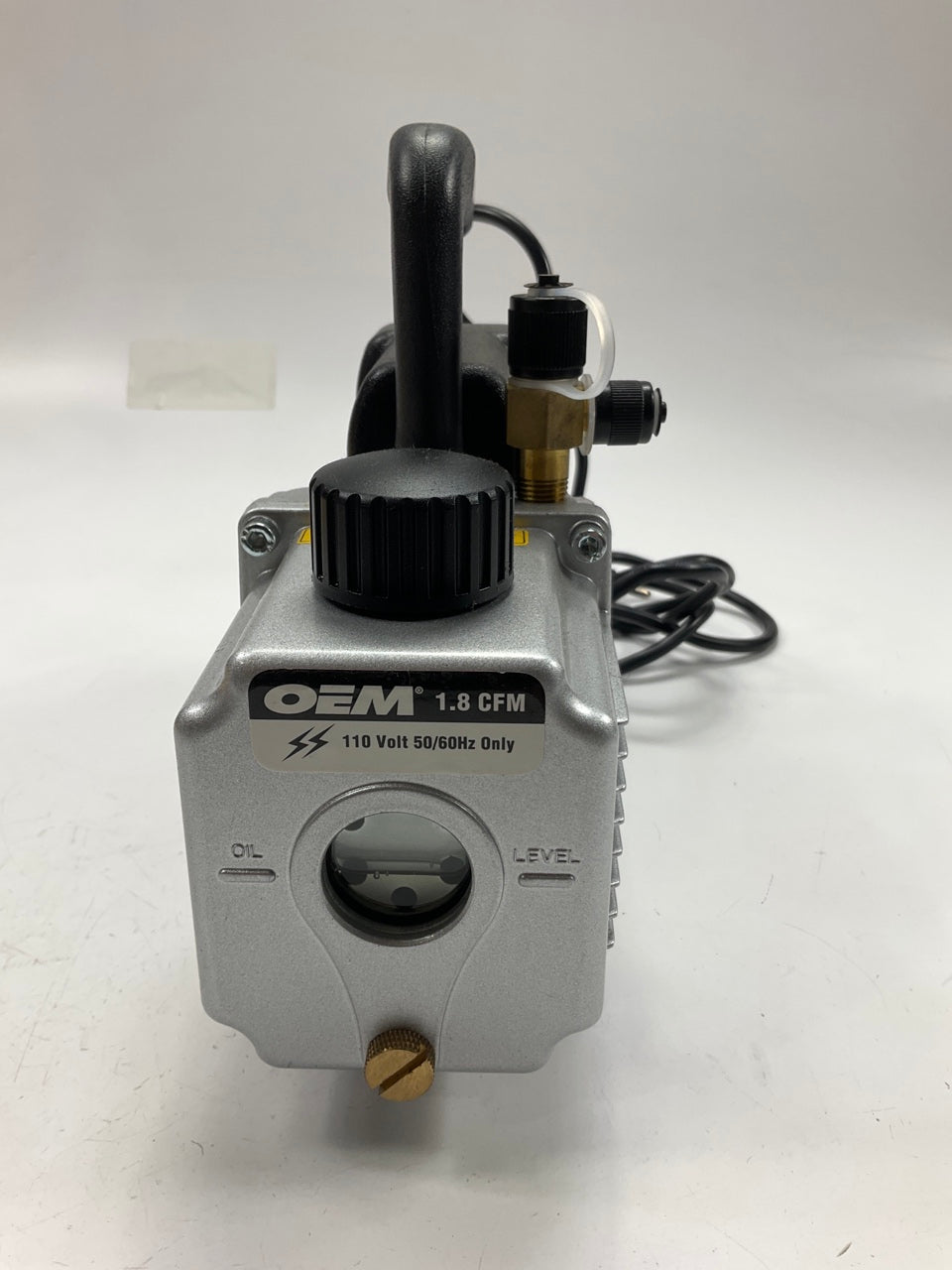 USED #3 - OEM Tools 90059-R-AZ 1.8 CFM Single Stage Vacuum Pump, 1/4'' HP, 110V