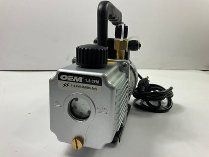 OEM Tools 90059-R-AZ 1.8 CFM Single Stage Vacuum Pump, 1/4'' HP, 110V