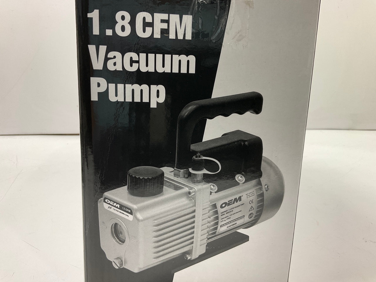 OEM Tools 90059-R-AZ 1.8 CFM Single Stage Vacuum Pump, 1/4'' HP, 110V