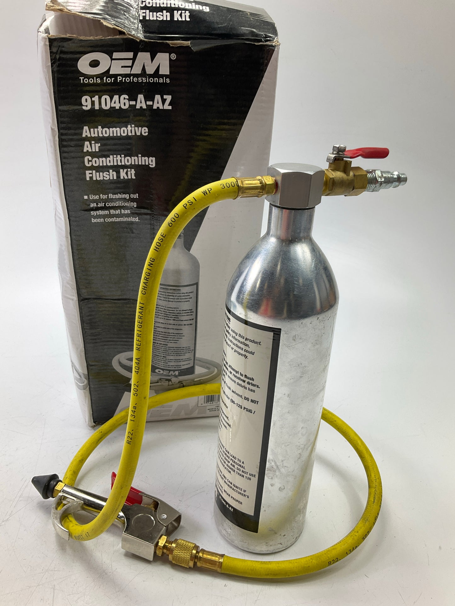 LIGHTLY USED #2 OEM Tools 91046-A-AZ A/C System Flush Kit Removes Oil And Debris