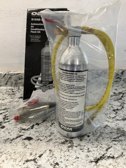 OEM Tools 91046-A-AZ A/C System Flush Kit Removes Oil And Debris