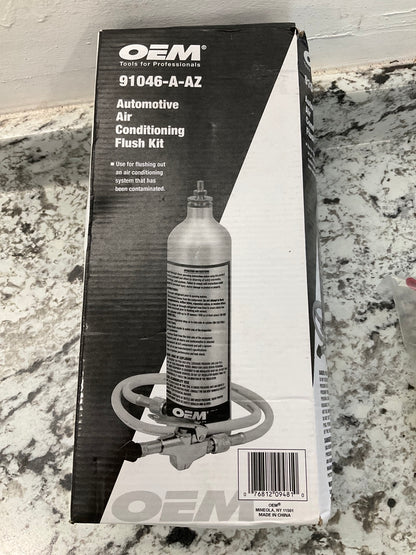 OEM Tools 91046-A-AZ A/C System Flush Kit Removes Oil And Debris