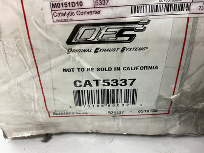 OES CAT5337 Rear Direct Fit Catalytic Converter For 2013-2019 Nissan Sentra 1.8L