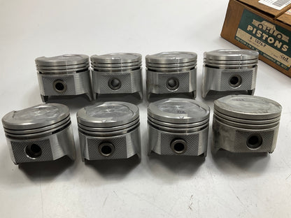 (8) Ohio 1076P Engine Piston - Standard 1975-1979 Ford 351M-V8