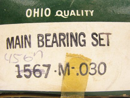 Ohio 1567-M-030 Engine Main Bearings .030'' Ford 2N 120 Tractor