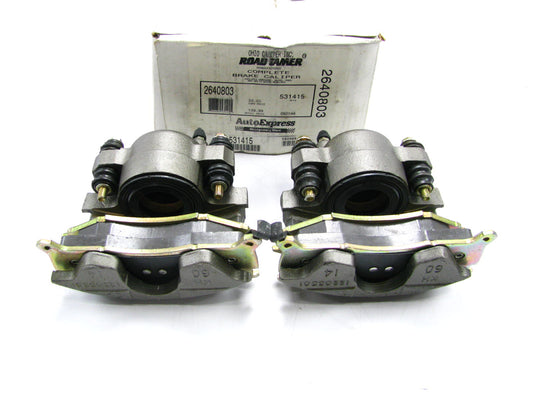 Reman. Ohio Caliper 2460803 FRONT Disc Brake Caliper Set W/ Brake Pads