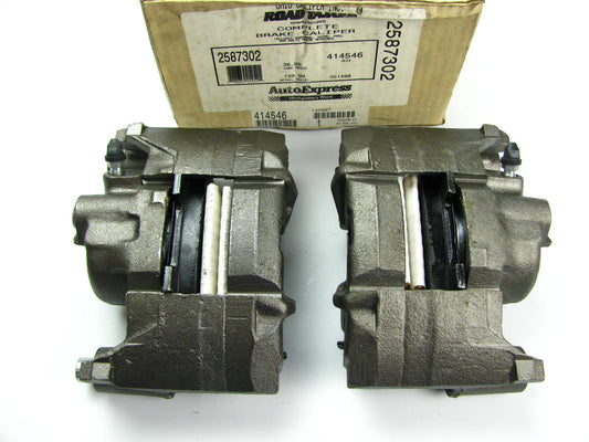Remanufactured Ohio Caliper 414546 Front Disc Brake Caliper Set With Brake Pads