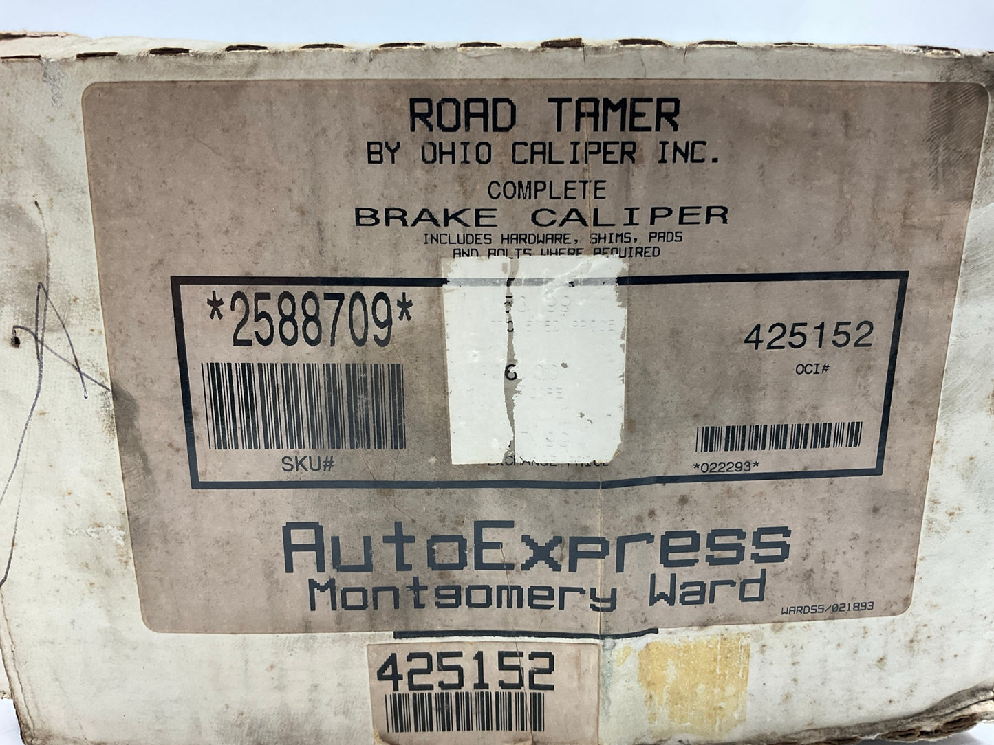 Missing Slide Pin Rubber - Reman. Ohio 425152 Front Brake Caliper Set W/ Pads