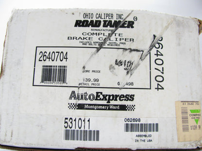 Ohio Caliper 531011 Remanufactured Disc Brake Caliper Set - Front