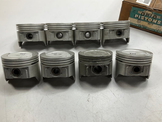 (8) Ohio 997P-030 Engine Piston .030'' 1973-1974 Ford 351C