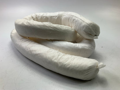 4 / PACK OIL-DRI 36MV06 L71519G Absorbent Sock White 3'' Diameter X 10 Feet Long