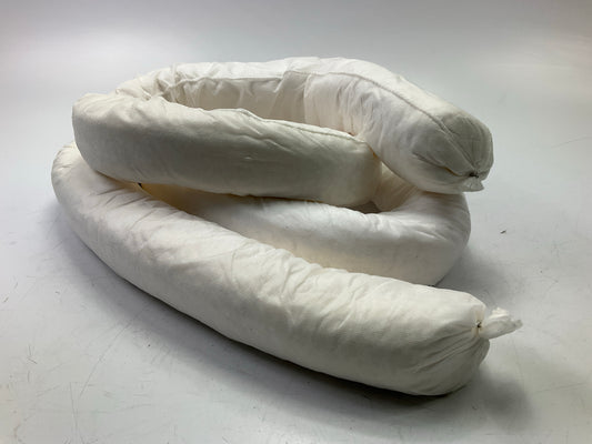 4 / PACK OIL-DRI 36MV06 L71519G Absorbent Sock White 3'' Diameter X 10 Feet Long