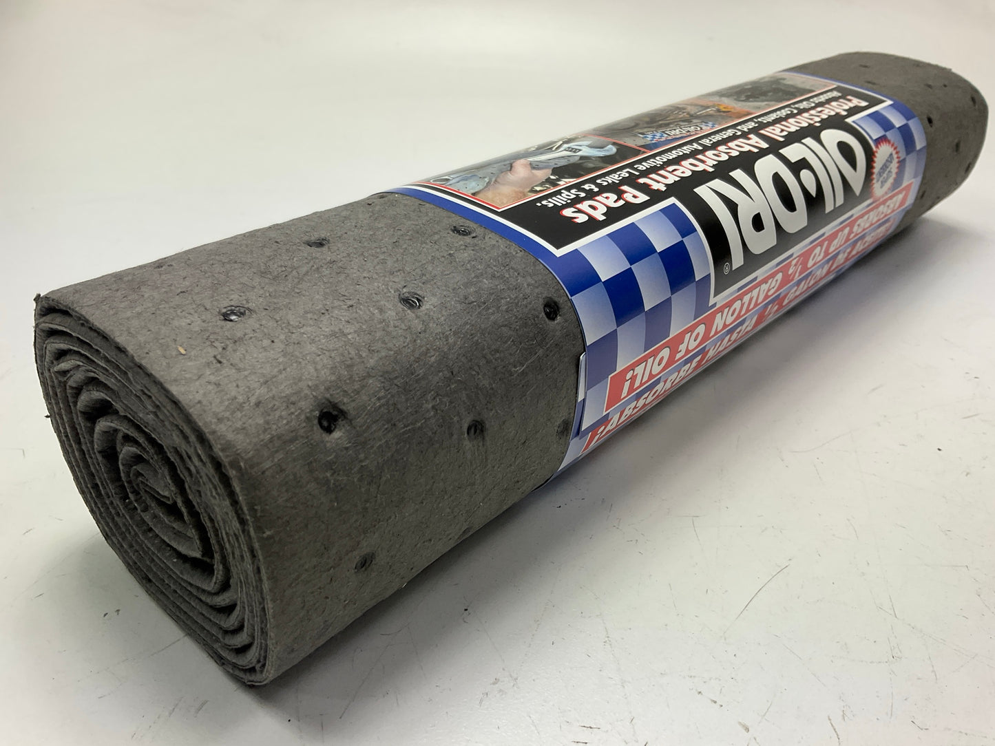 (6) Oil-Dri Universal Absorbent Pad Roll For Absorbing Liquid Spills 15''x60''