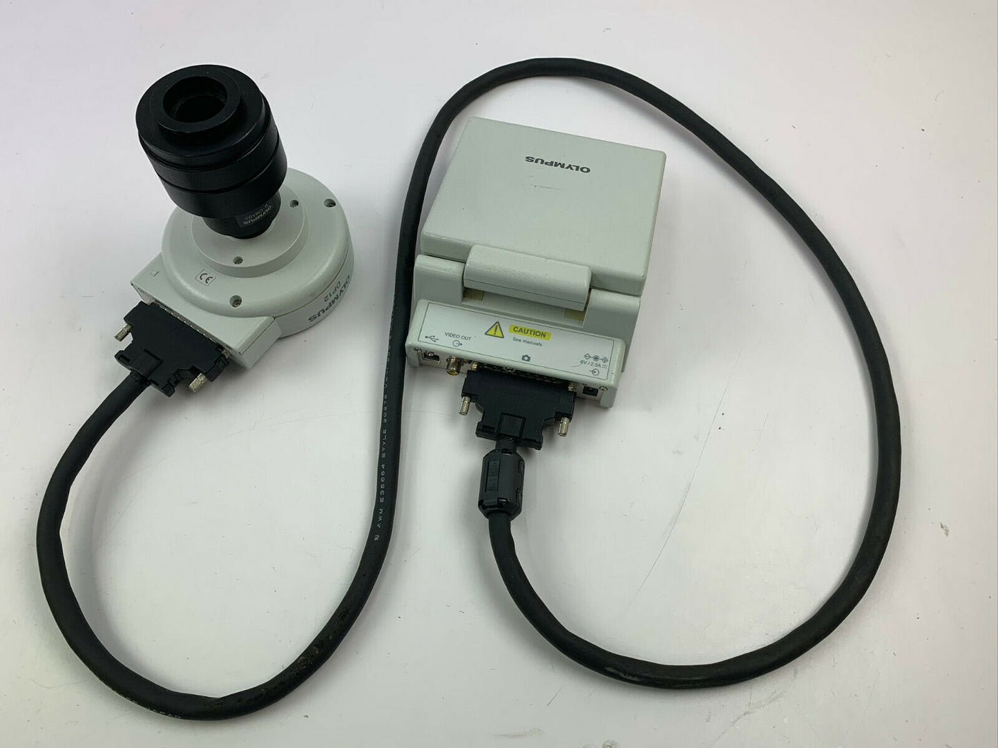 USED - Olympus U-CMAD3 C-mount, U-TV1X-2 Adapter, Camera Controller DP12-2