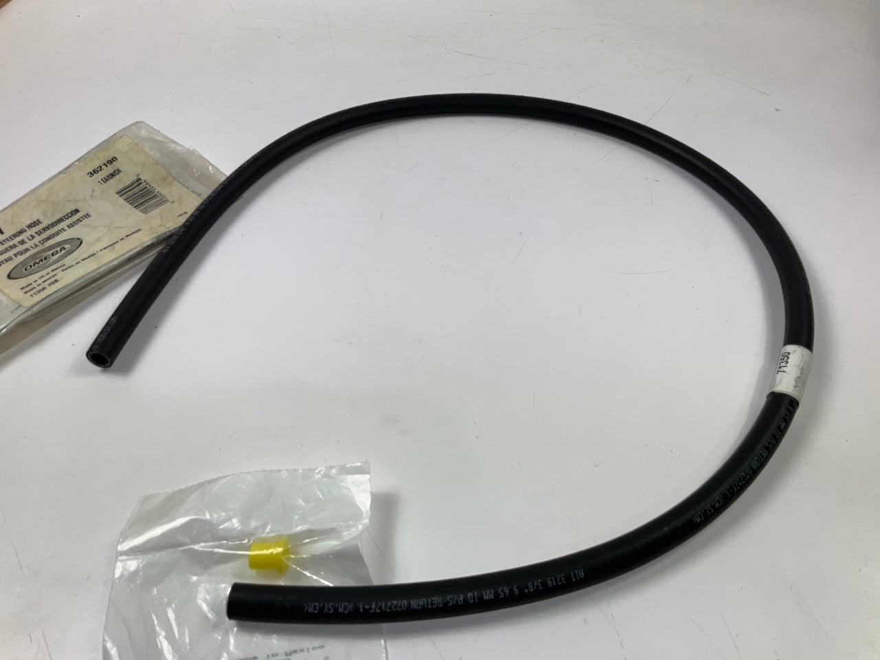 Omega 1087 Power Steering Return Hose - 3/8'' I.D, 4 Feet Long