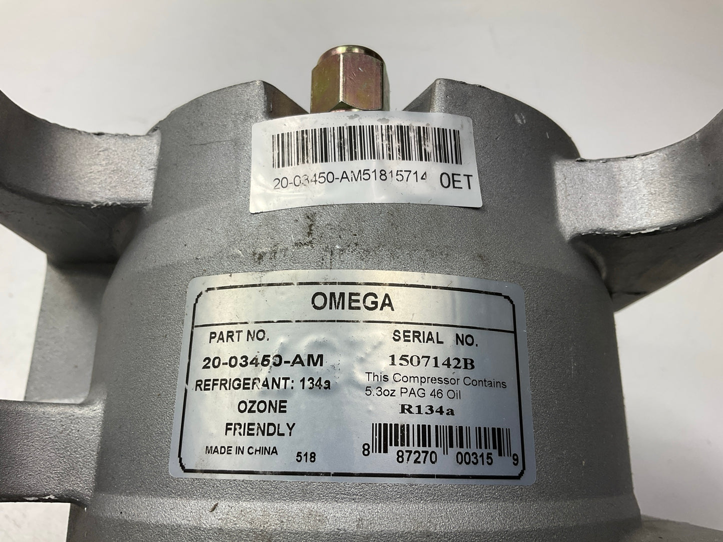 Omega 20-03450-AM A/C Compressor & Clutch