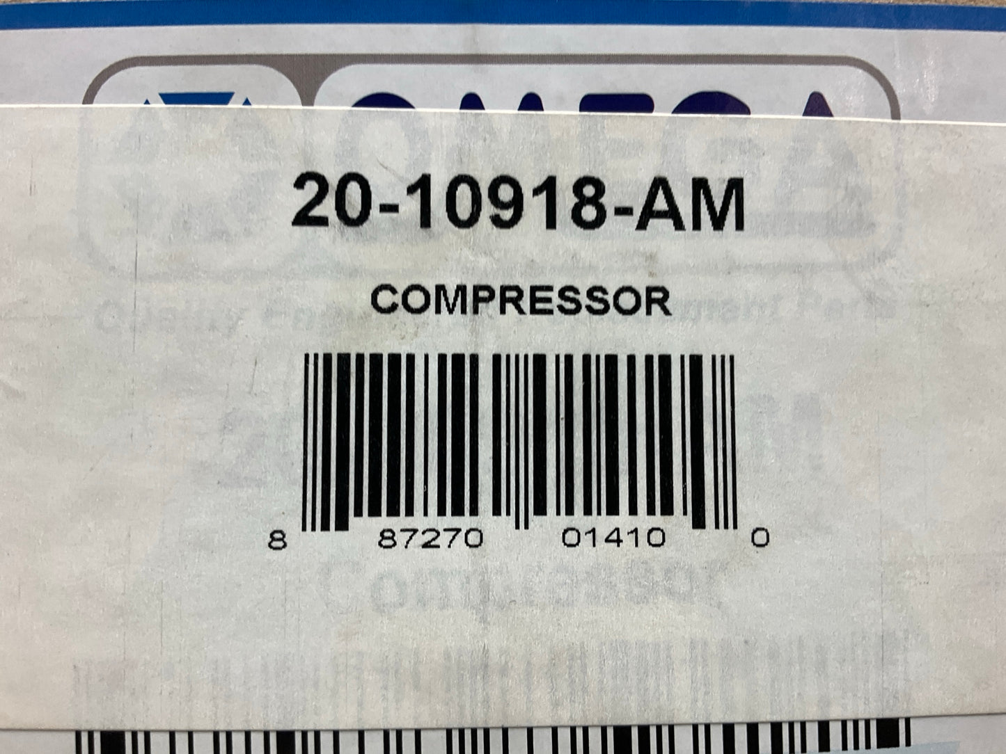Omega 20-10918-AM A/C Compressor & Clutch