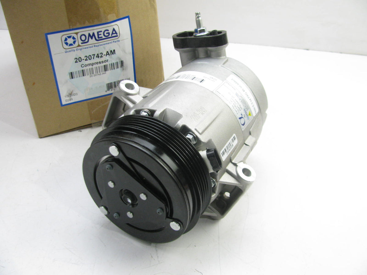 NEW Omega 20-20742-AM A/C Compressor With Clutch