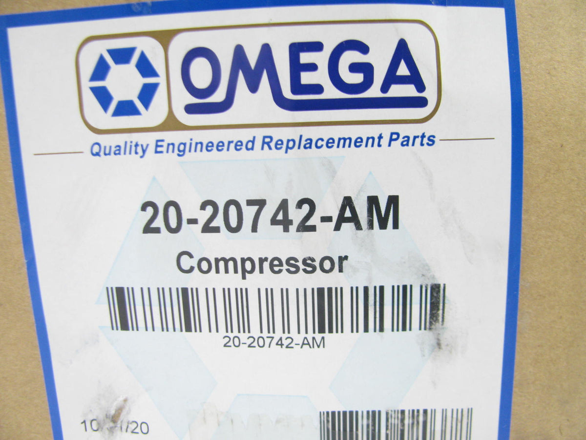 NEW Omega 20-20742-AM A/C Compressor With Clutch
