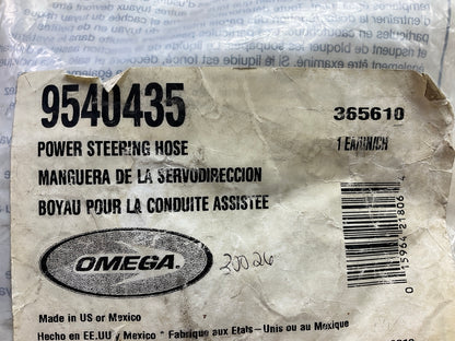 Omega 30026 Power Steering Pressure Line Hose