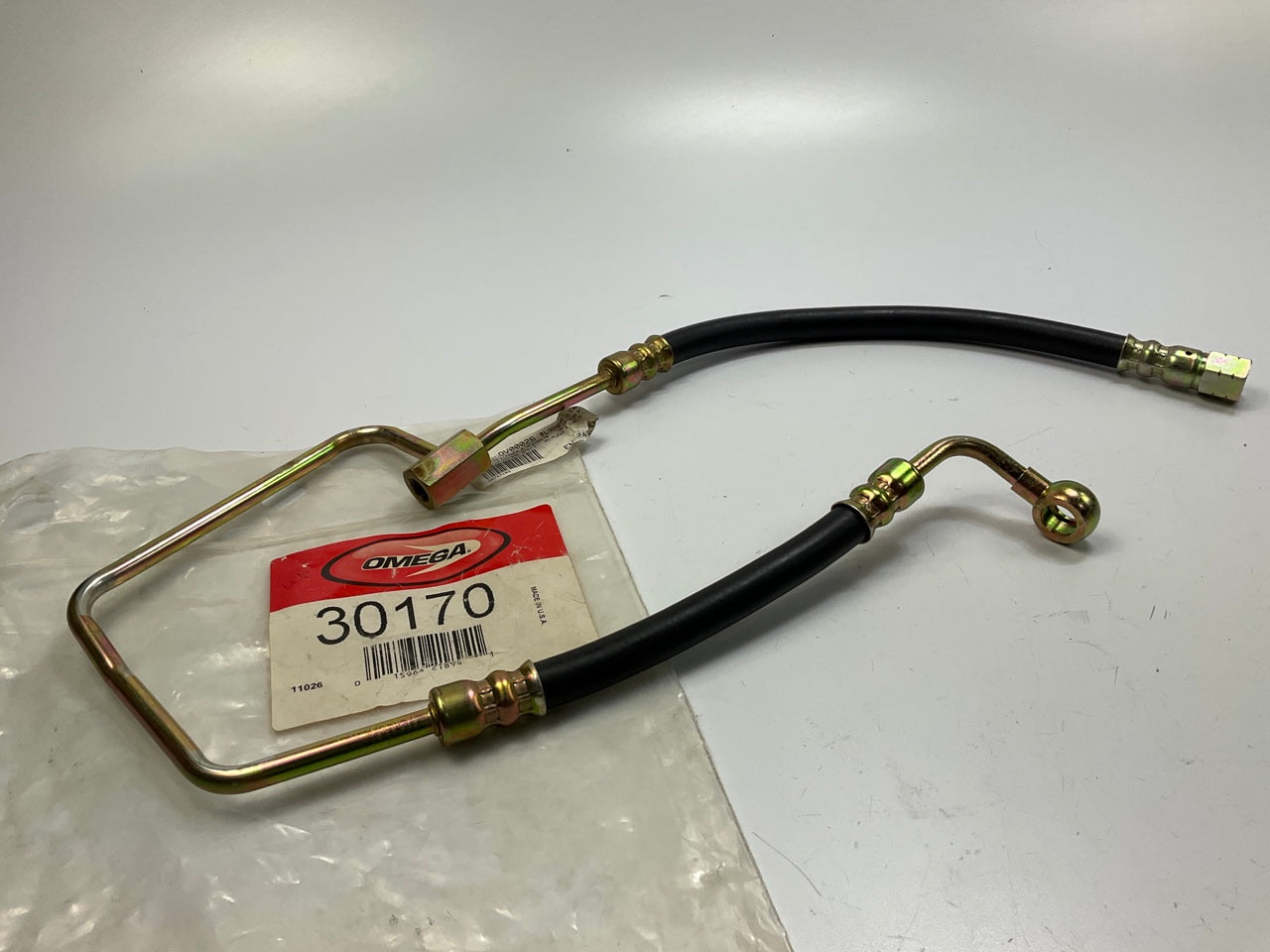 Omega 30170 Power Steering Pressure Line Hose