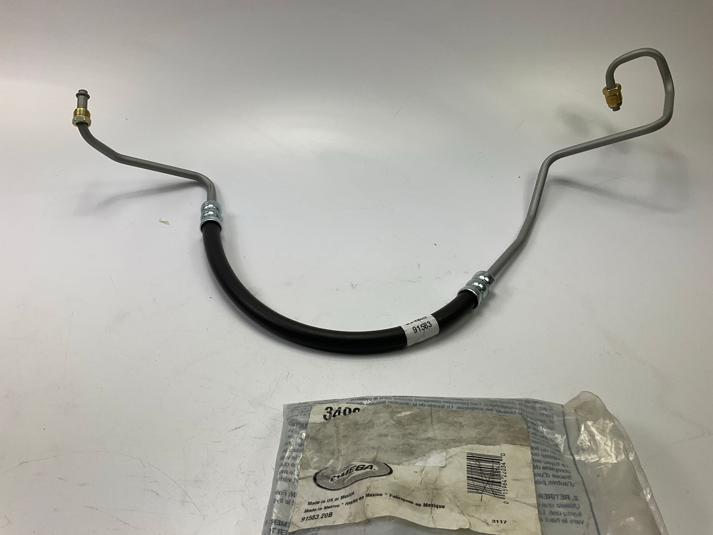 Omega 34928 Power Steering Pressure Line Hose