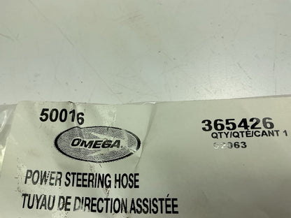 Omega 50016 Power Steering Return Line Hose