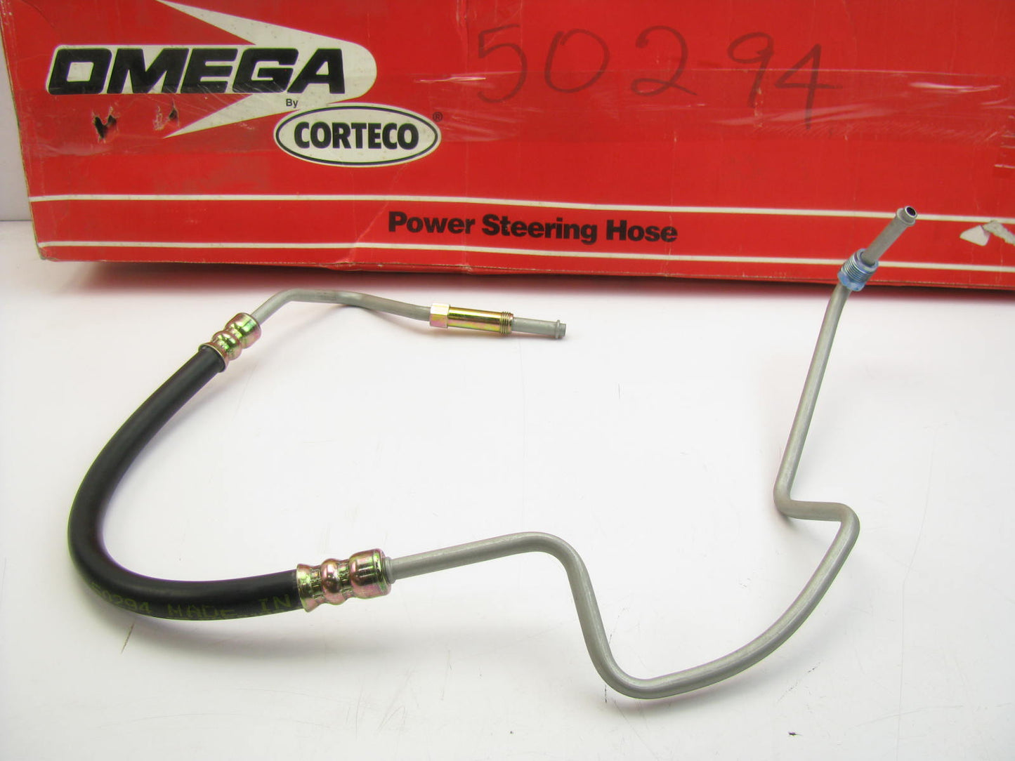 Omega 50294 Power Steering Pressure Line Hose