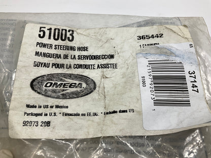 Omega 51003 Power Steering Pressure Line Hose