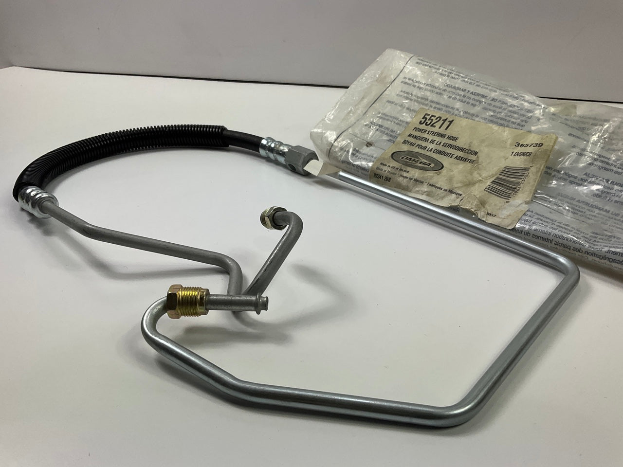 Omega 55211 Power Steering Pressure Hose Line Assembly