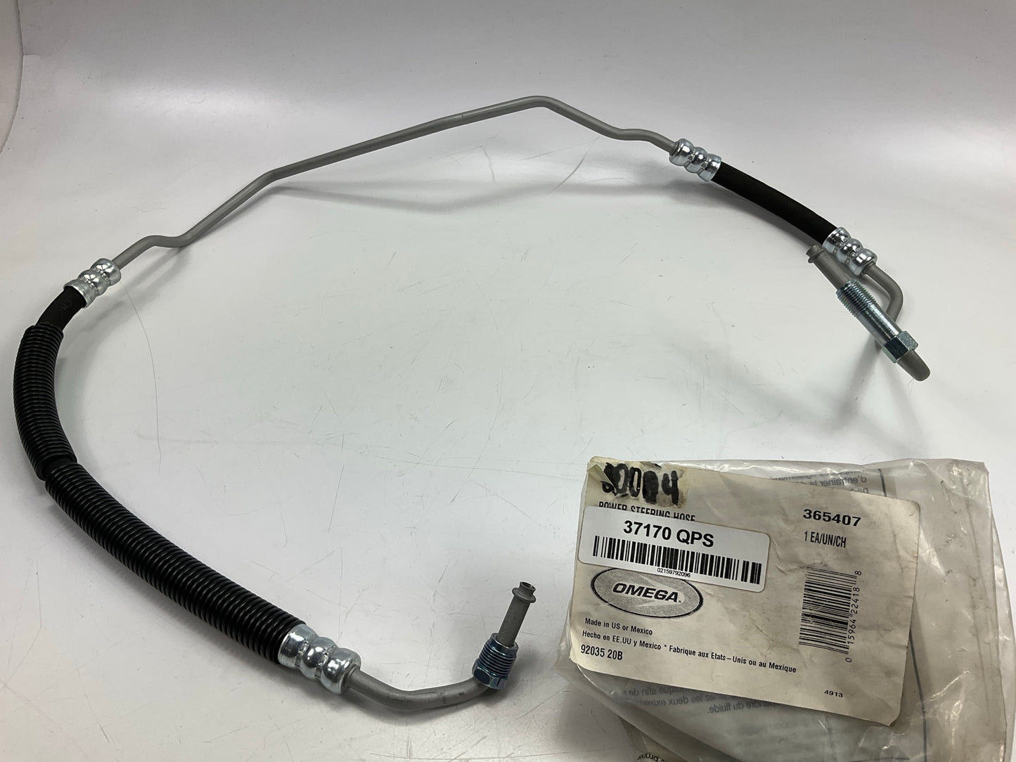 Omega 80004 Power Steering Pressure Line Hose