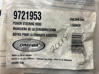 Omega 9721953 Power Steering Pressure Line Hose For 1995-2002 Kia Sportage