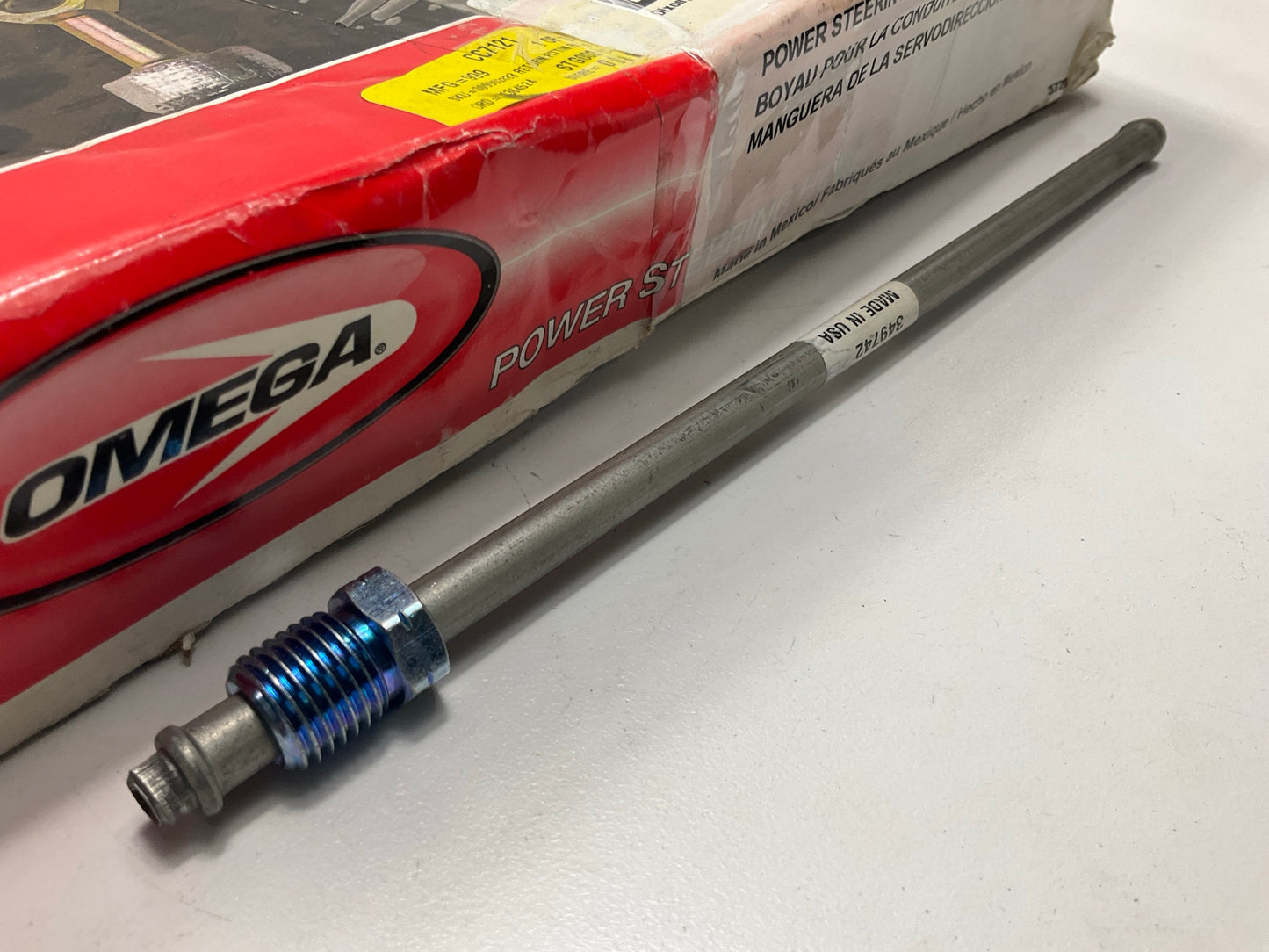 Omega 999 Steering Pressure Line End Fitting