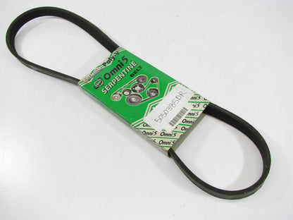 Omni5 5050385DR Serpentine Belt - 0.69'' X 39.00'' - 5 Ribs