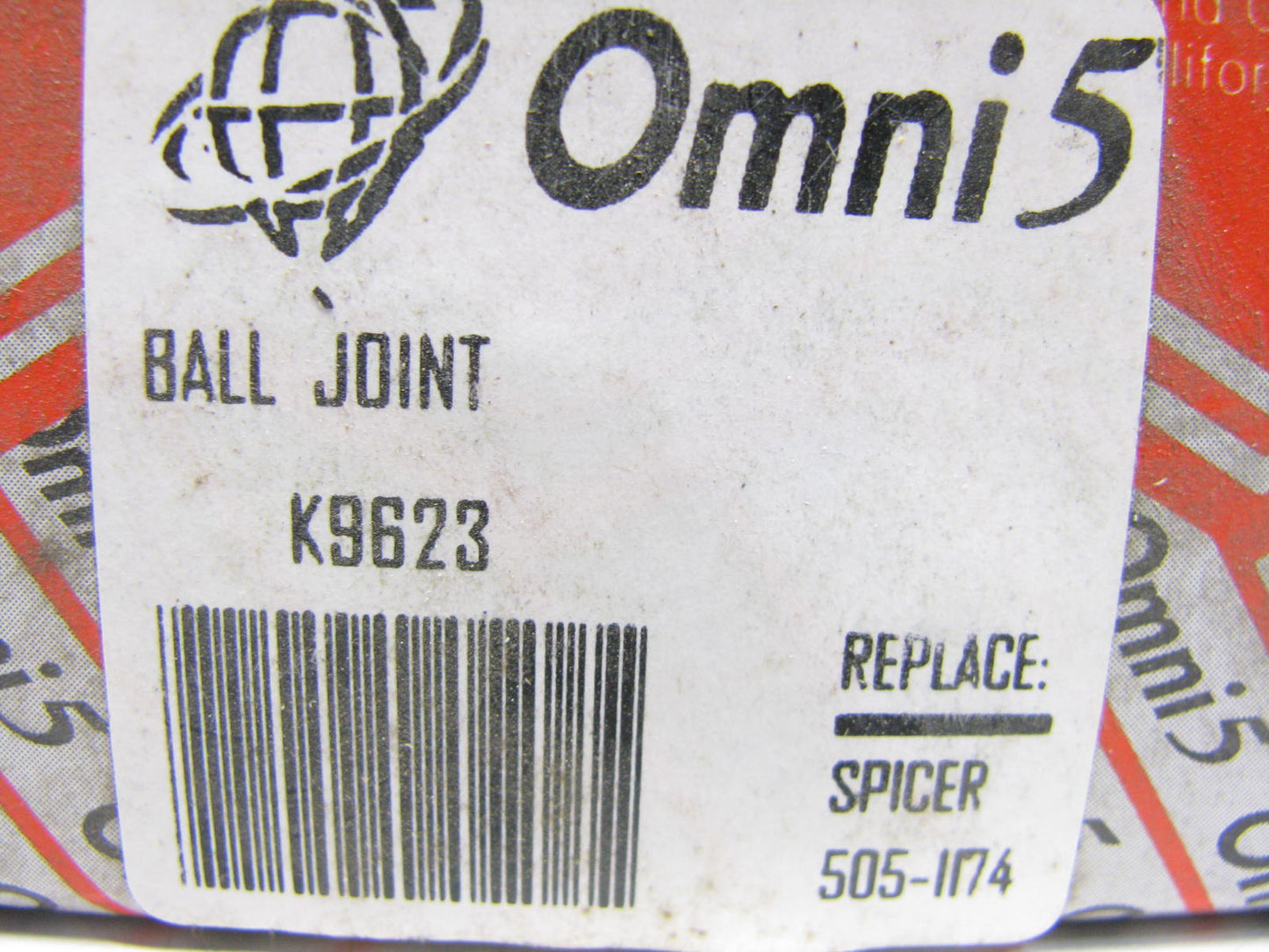 Omni5 K9623 Suspension Ball Joint - Front Lower