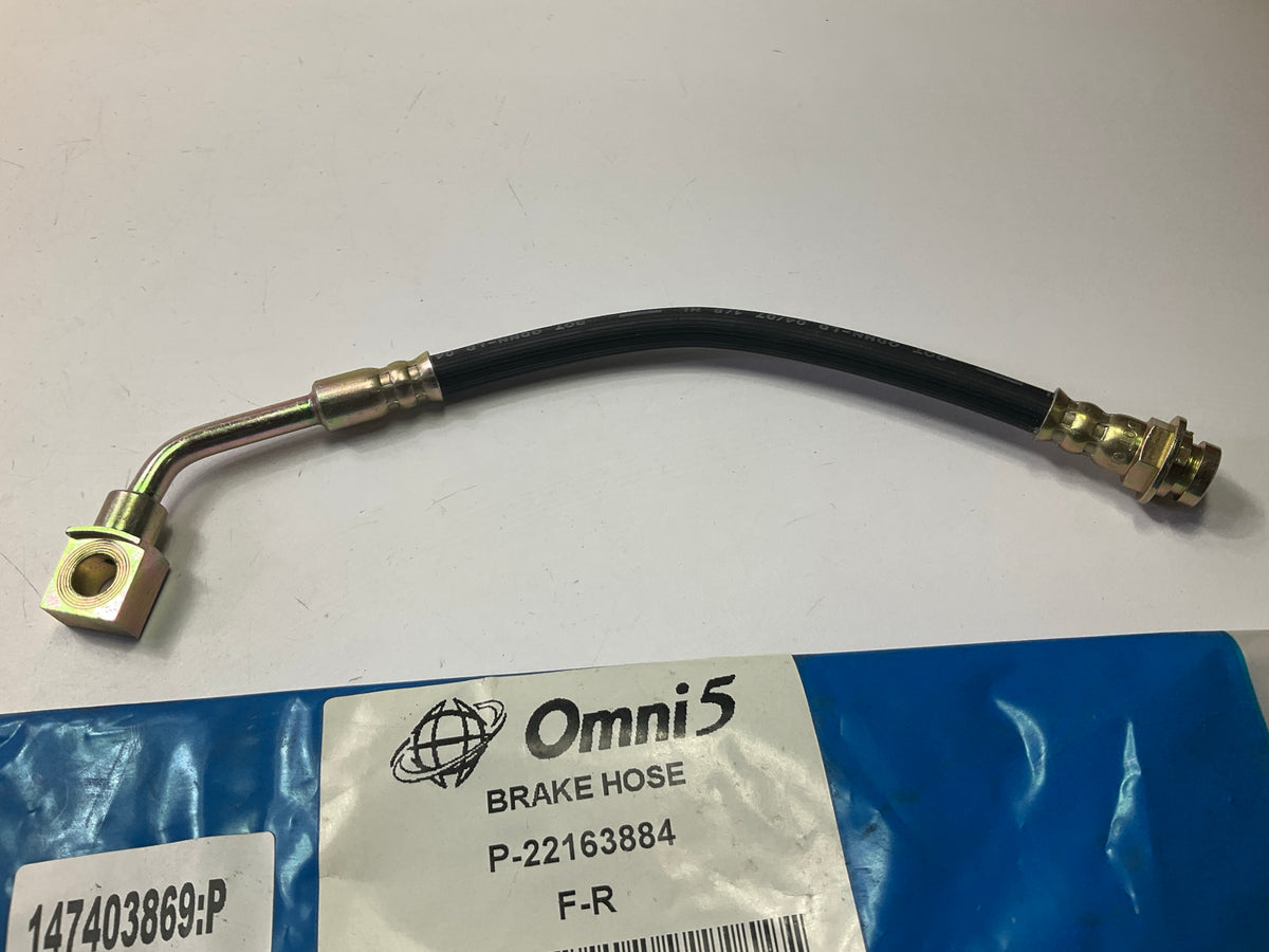 Omni5 P-22163884 Rear Right Brake Hose For 2000-2005 Cadillac DeVille
