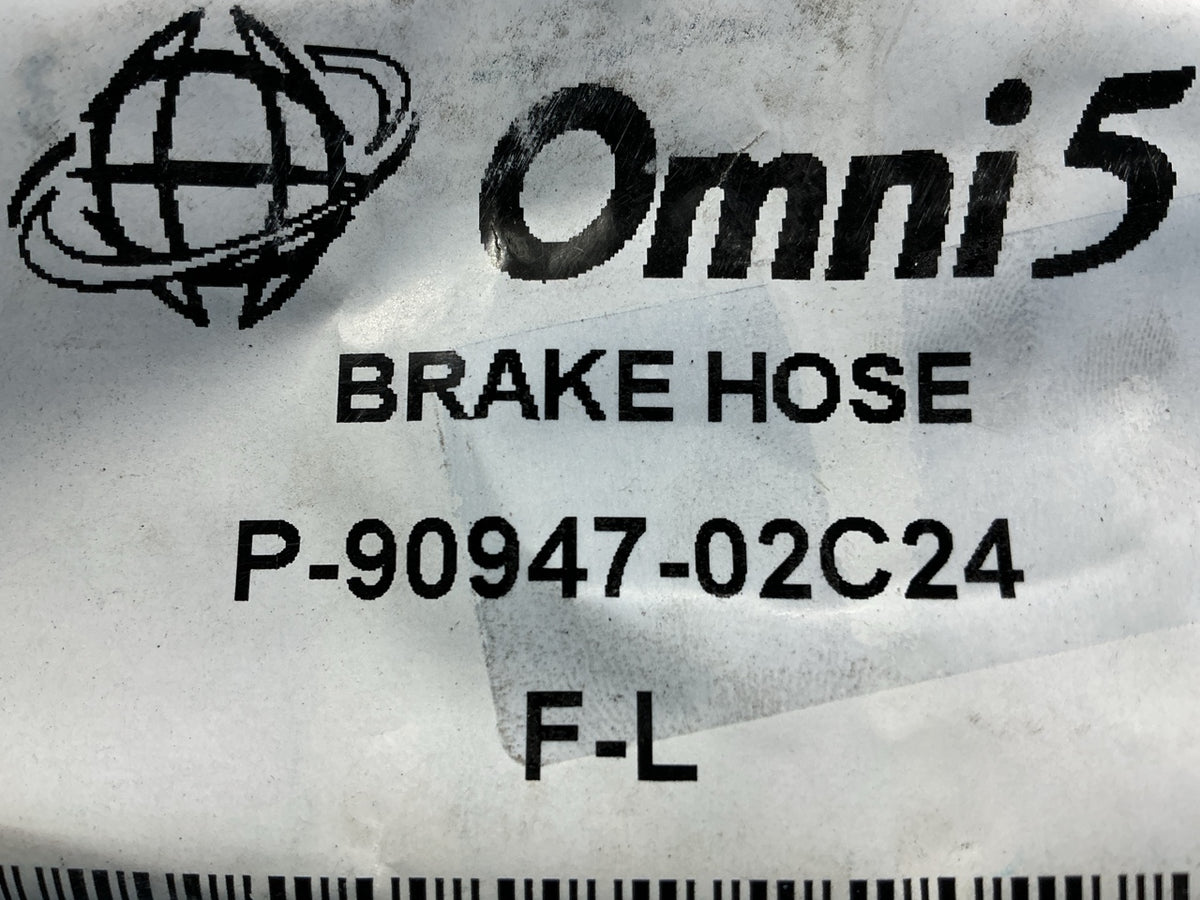 Omni5 P-90947-02C24 Front Left Brake Hose For 2000-2005 Toyota Celica