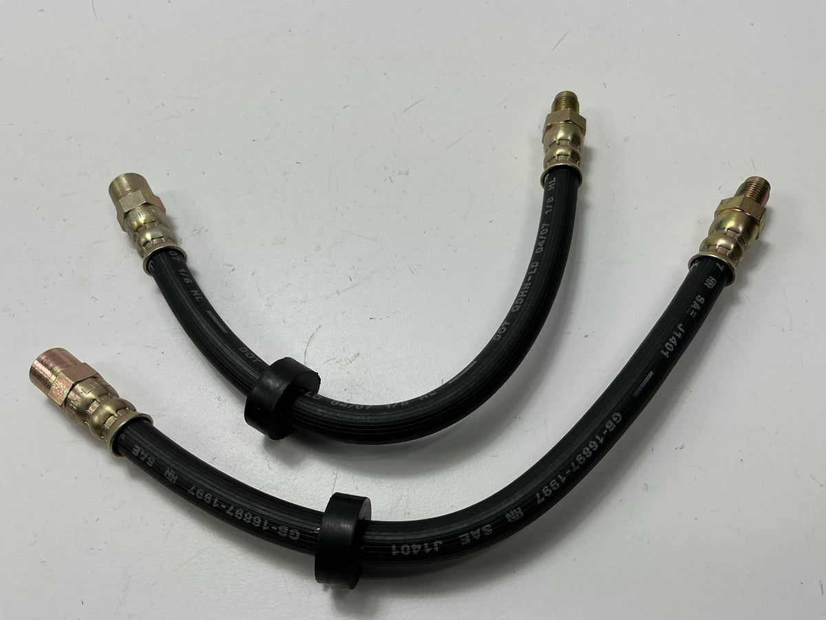 (2) Omni5 P-9169139-4 Rear Brake Hose For 1999-2006 Volvo S80