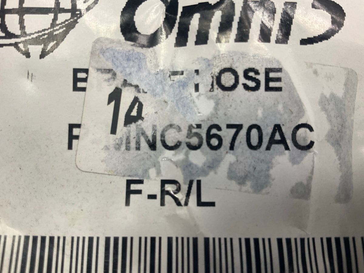 Omni5 P-MNC5670AC Front Left / Right Brake Hose
