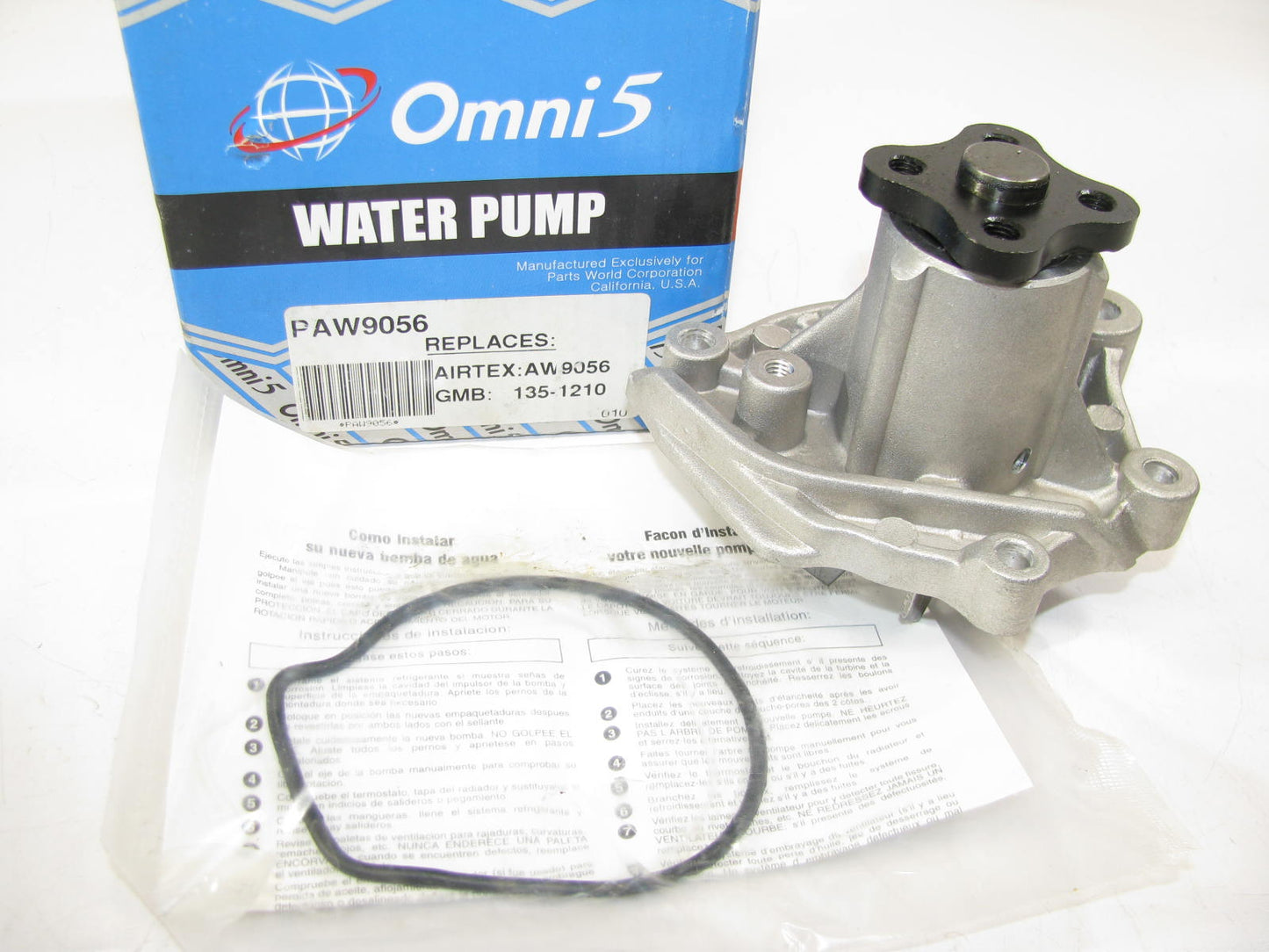 1984-1985 Honda Accord,  1983-1987 Honda Prelude Engine Water Pump Omni5 PAW9056