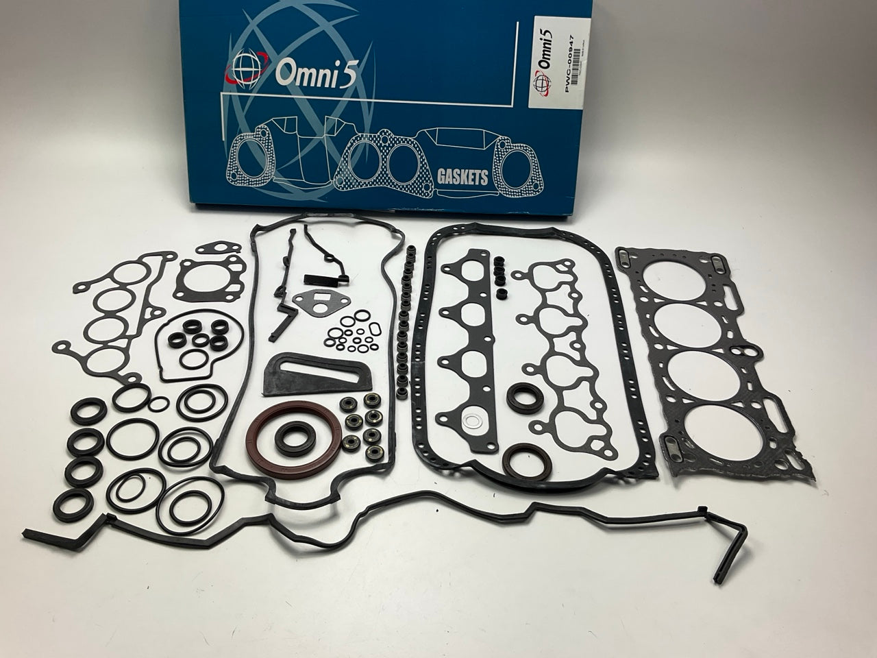 Omni5 PWC-00947 Engine Full Gasket Set For 1990-1991 Honda Prelude 2.1L-L4