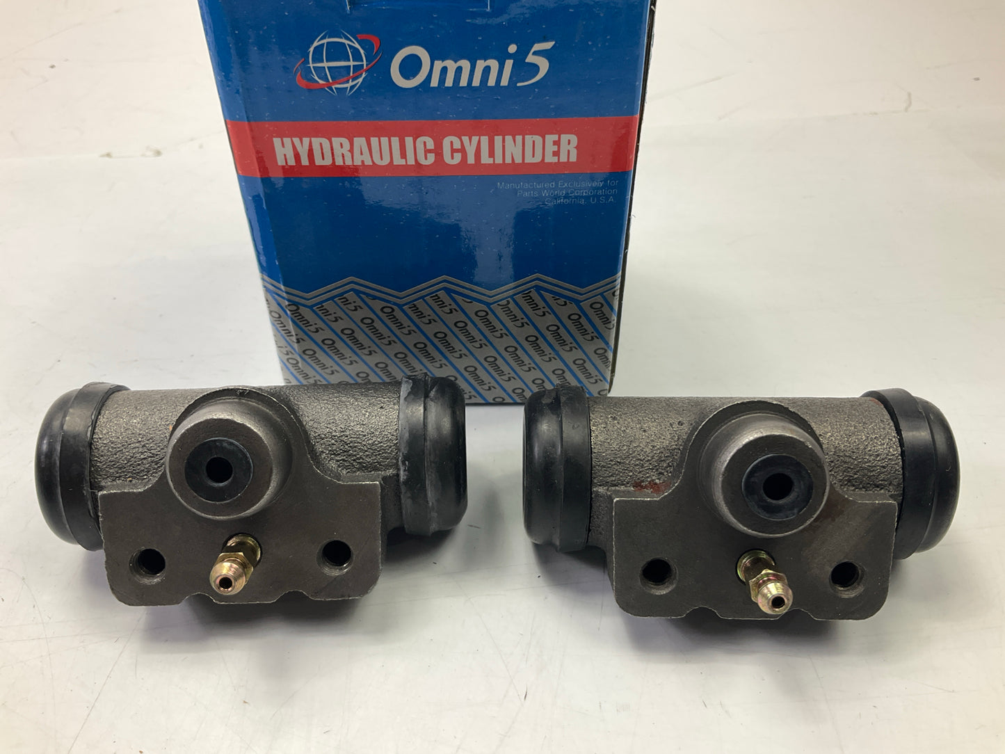 (2) Omni5 PWC16535 Rear Drum Brake Wheel Cylinder For 1954-1955 Jeep Willys