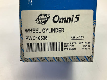 (2) Omni5 PWC16535 Rear Drum Brake Wheel Cylinder For 1954-1955 Jeep Willys
