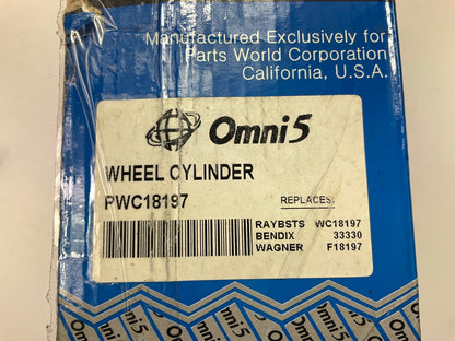 (2) Omni5 PWC18197 Drum Brake Wheel Cylinders