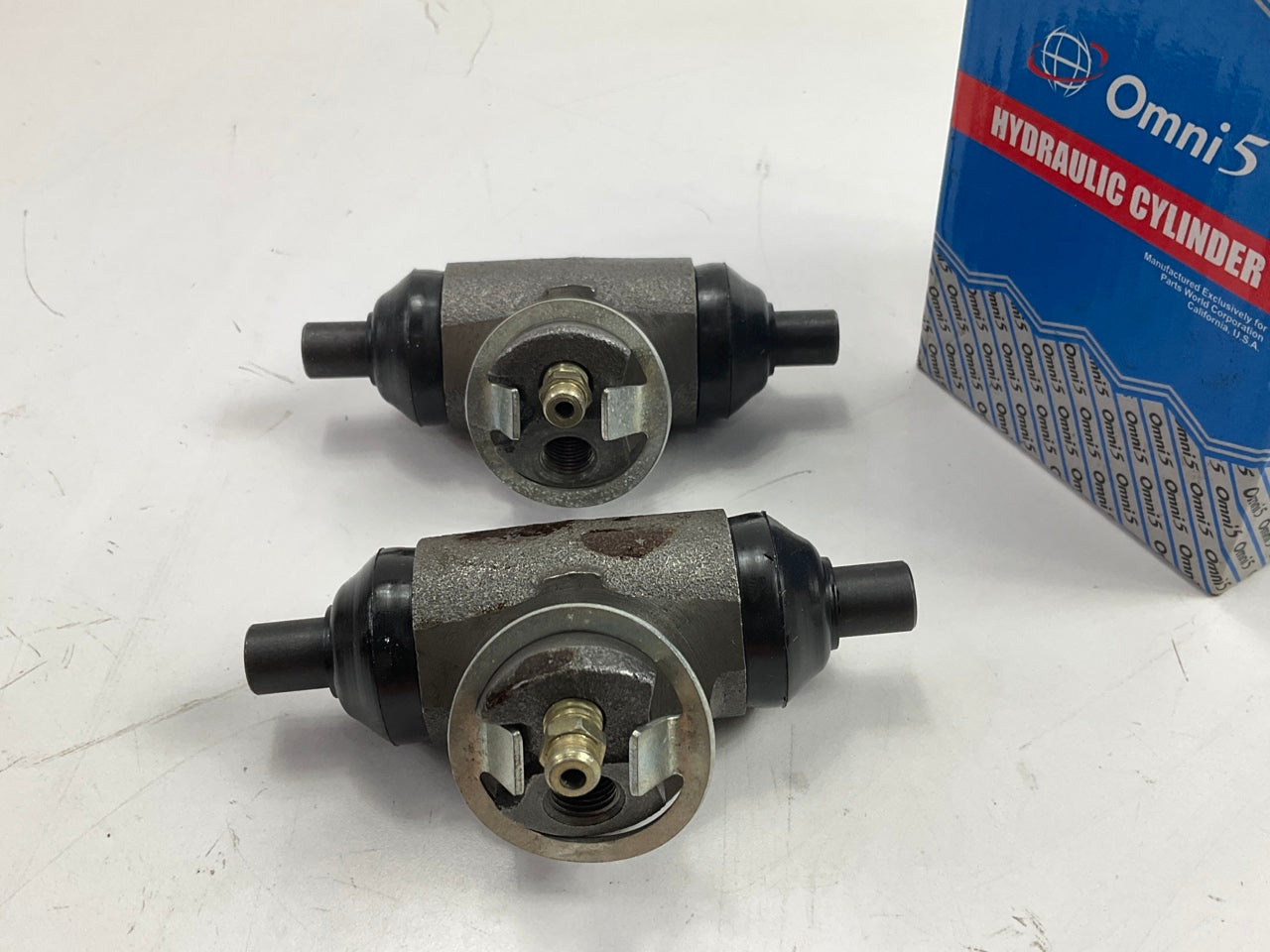 (2) Omni5 PWC37585 Rear Drum Brake Wheel Cylinders