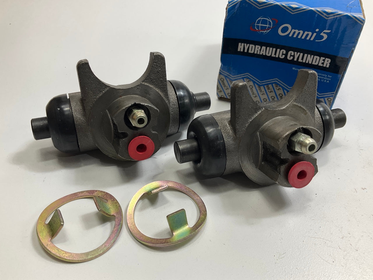 (2) Omni5 PWC37644 Rear Drum Brake Wheel Cylinders WC37644