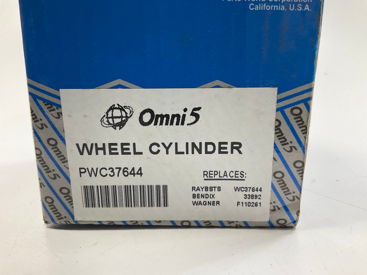 (2) Omni5 PWC37644 Rear Drum Brake Wheel Cylinders WC37644